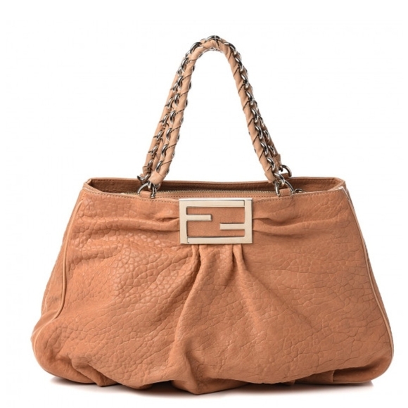 Fendi Tan Leather Shoulder Bag - Picture 12 of 13